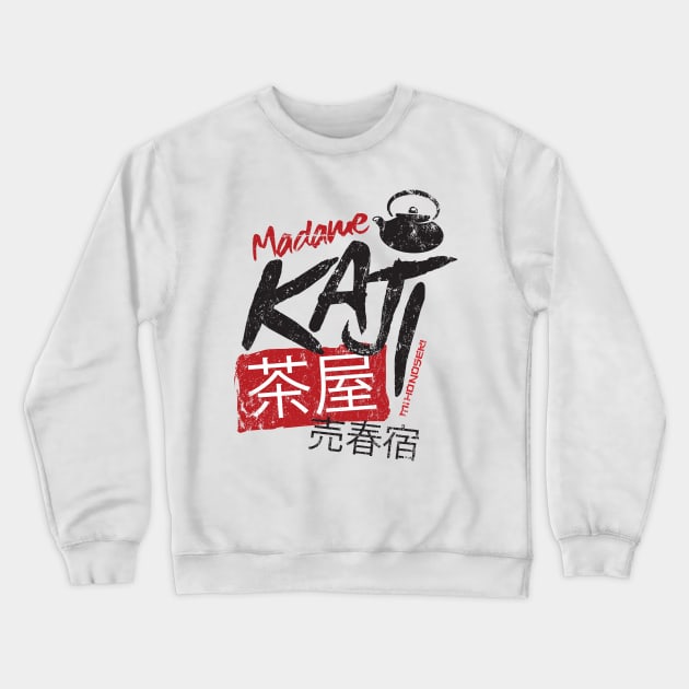 Madame Kaji Tea House & Brothel Crewneck Sweatshirt by MindsparkCreative